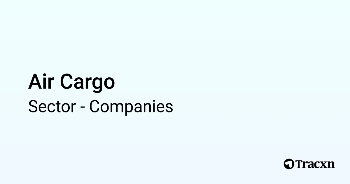 Top 10 companies and startups in Air Cargo in the world in Aug 2024