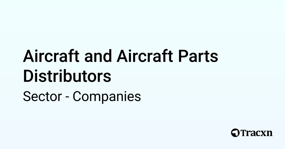 Top 10 companies and startups in Aircraft and Aircraft Parts
