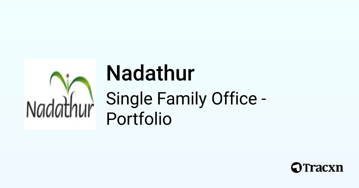 Nadathur Investments, Portfolio & Exits Tracxn