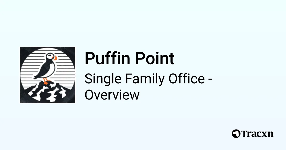 Puffin Point - 2026 Investor Profile, Portfolio, Team & Investment ...