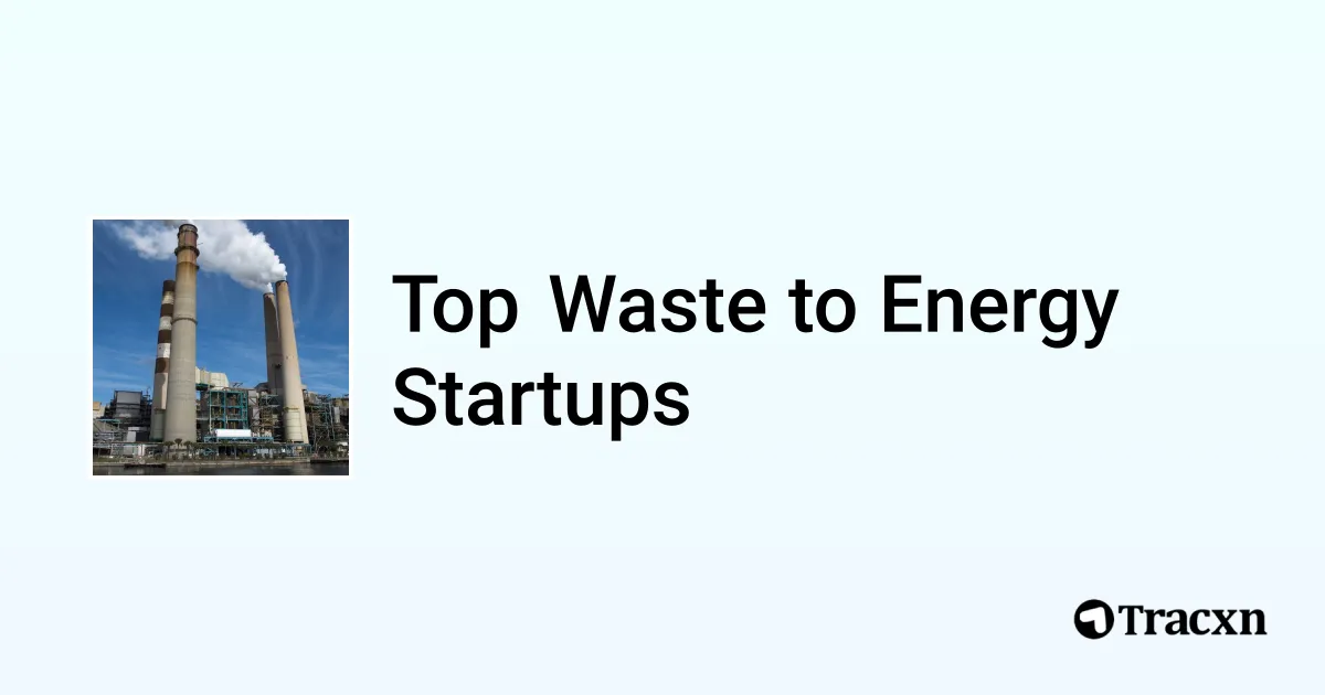 Top 220+ startups in Waste to Energy Tracxn
