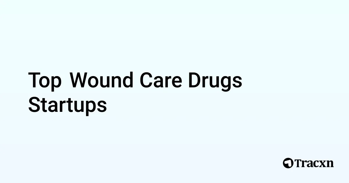 Top 205+ startups in Wound Care Drugs Tracxn