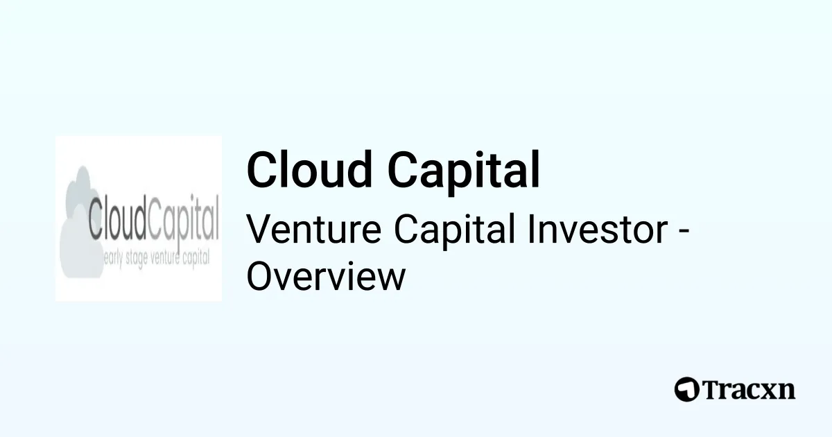 Cloud Capital - 2026 Investor Profile, Portfolio, Team & Investment ...