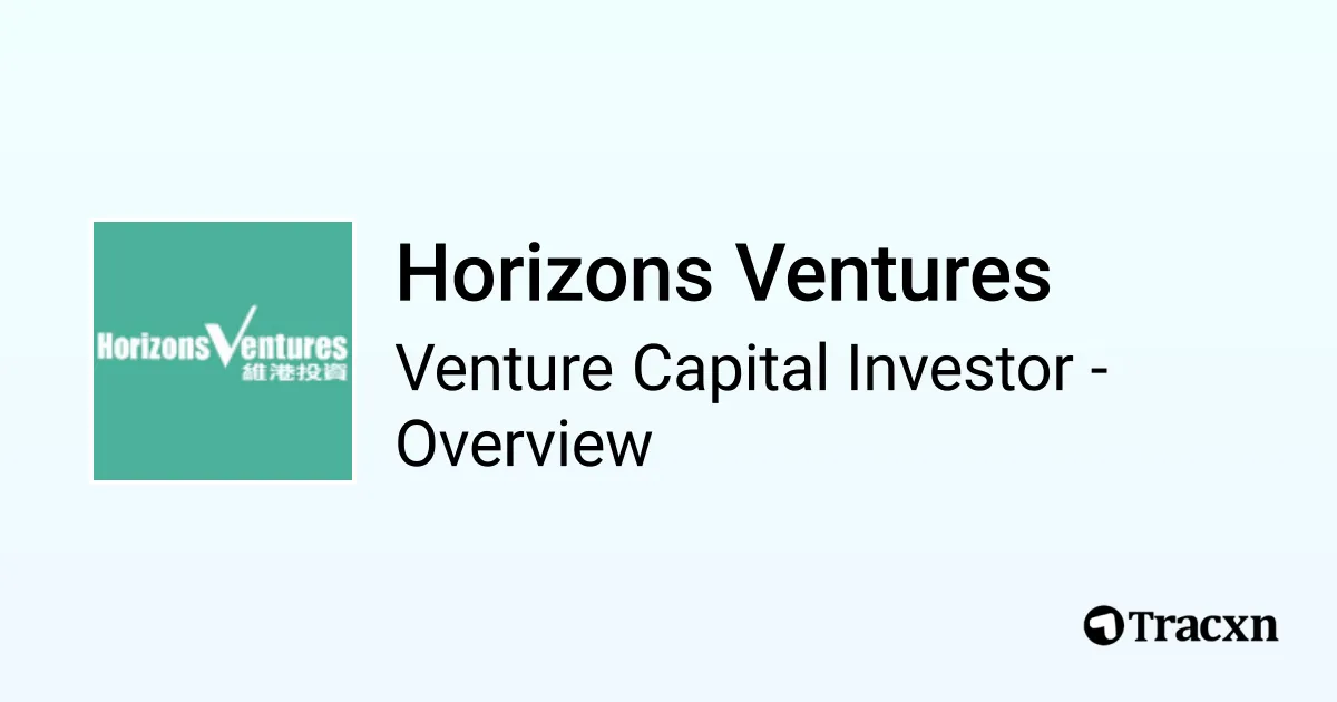 Horizons Ventures - 2026 Investor Profile, Portfolio, Team & Investment ...