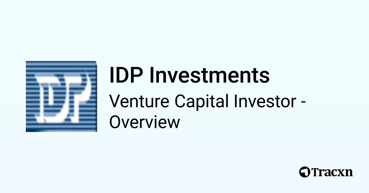 IDP Investments - 2026 Investor Profile, Portfolio & Team - Tracxn
