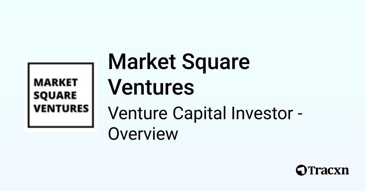 Market Square Ventures - 2025 Investor Profile, Portfolio, Team ...