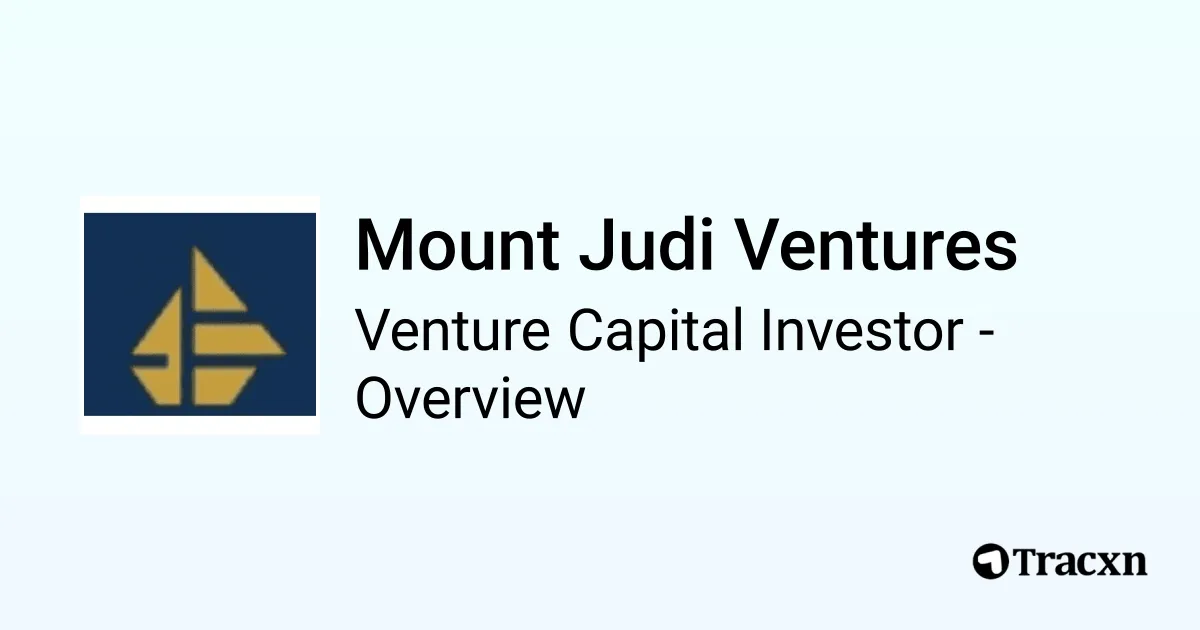 Mount Judi Ventures - 2026 Investor Profile, Portfolio, Team ...