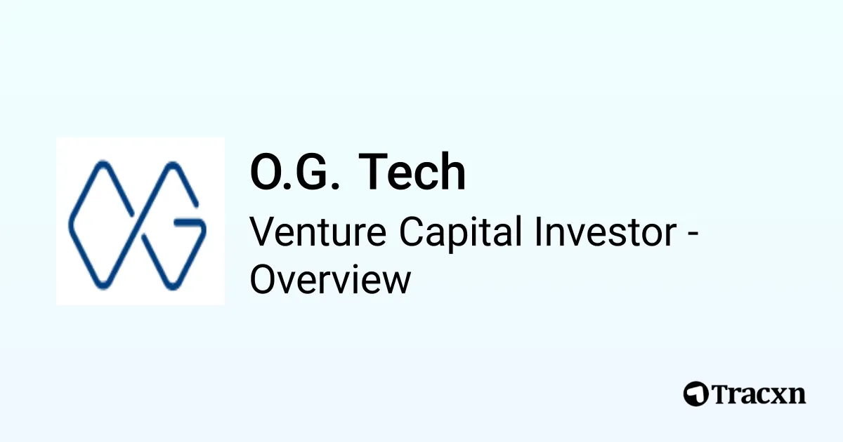 O.G. Tech - 2026 Investor Profile, Portfolio, Team & Investment Trends ...