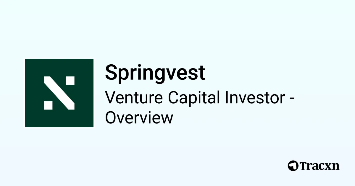 Springvest Logo Springvest - 2026 Investor Profile, Portfolio, Team & Investment Trends ...