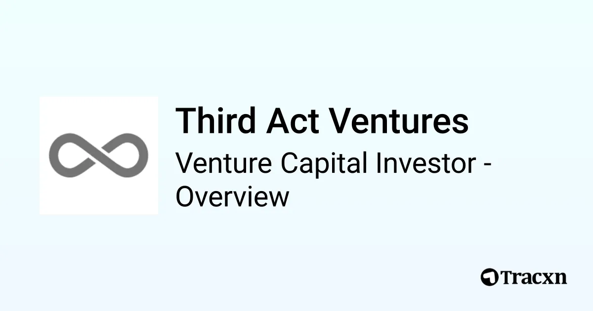 Third Act Ventures - 2026 Investor Profile, Portfolio, Team ...